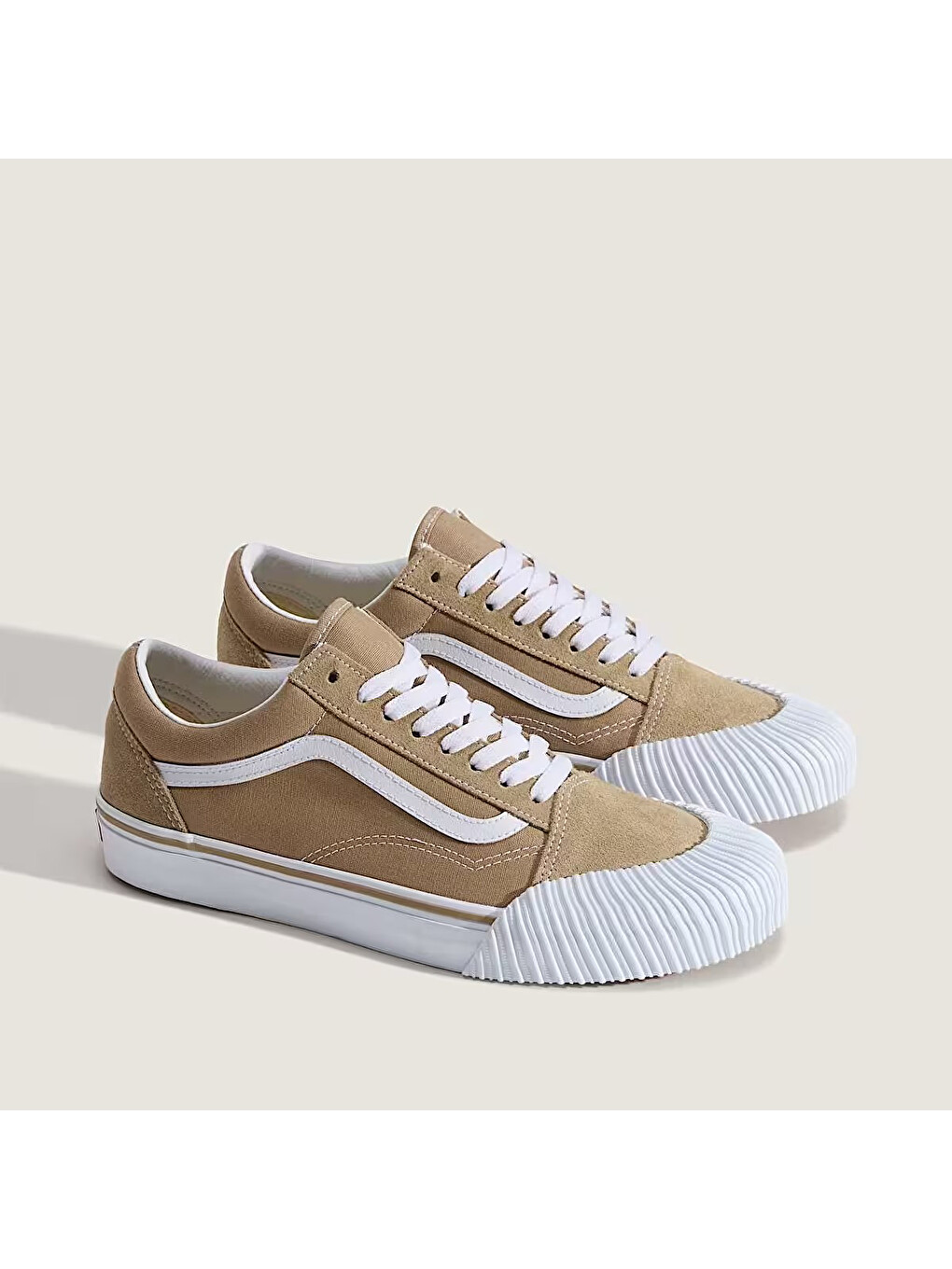 Old Skool Kadın Bej Sneaker-1