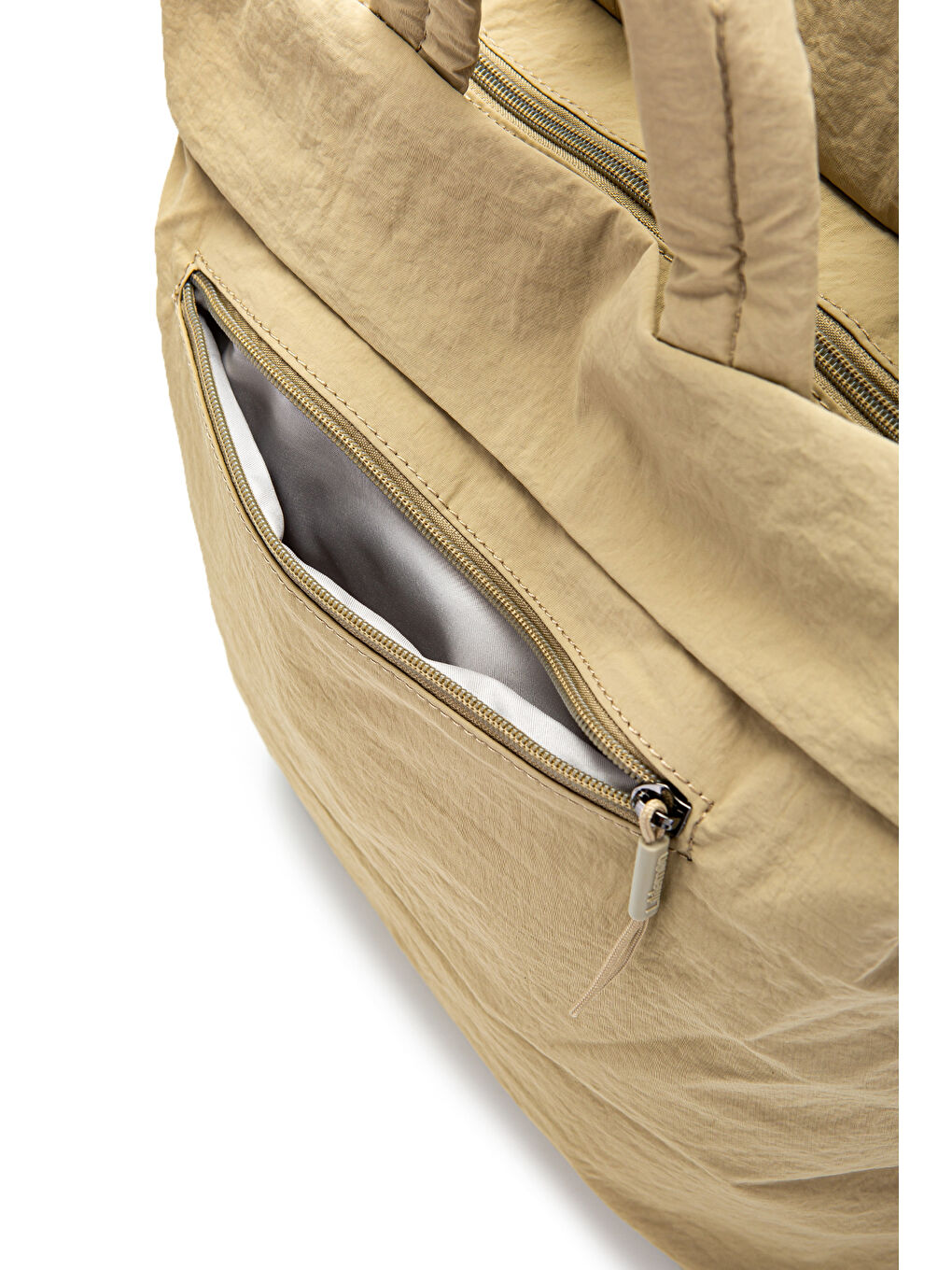 Sarı Klinkır Kumaş Suya Dayanıklı Edvin Unisex Çapraz Çanta Hardal-3