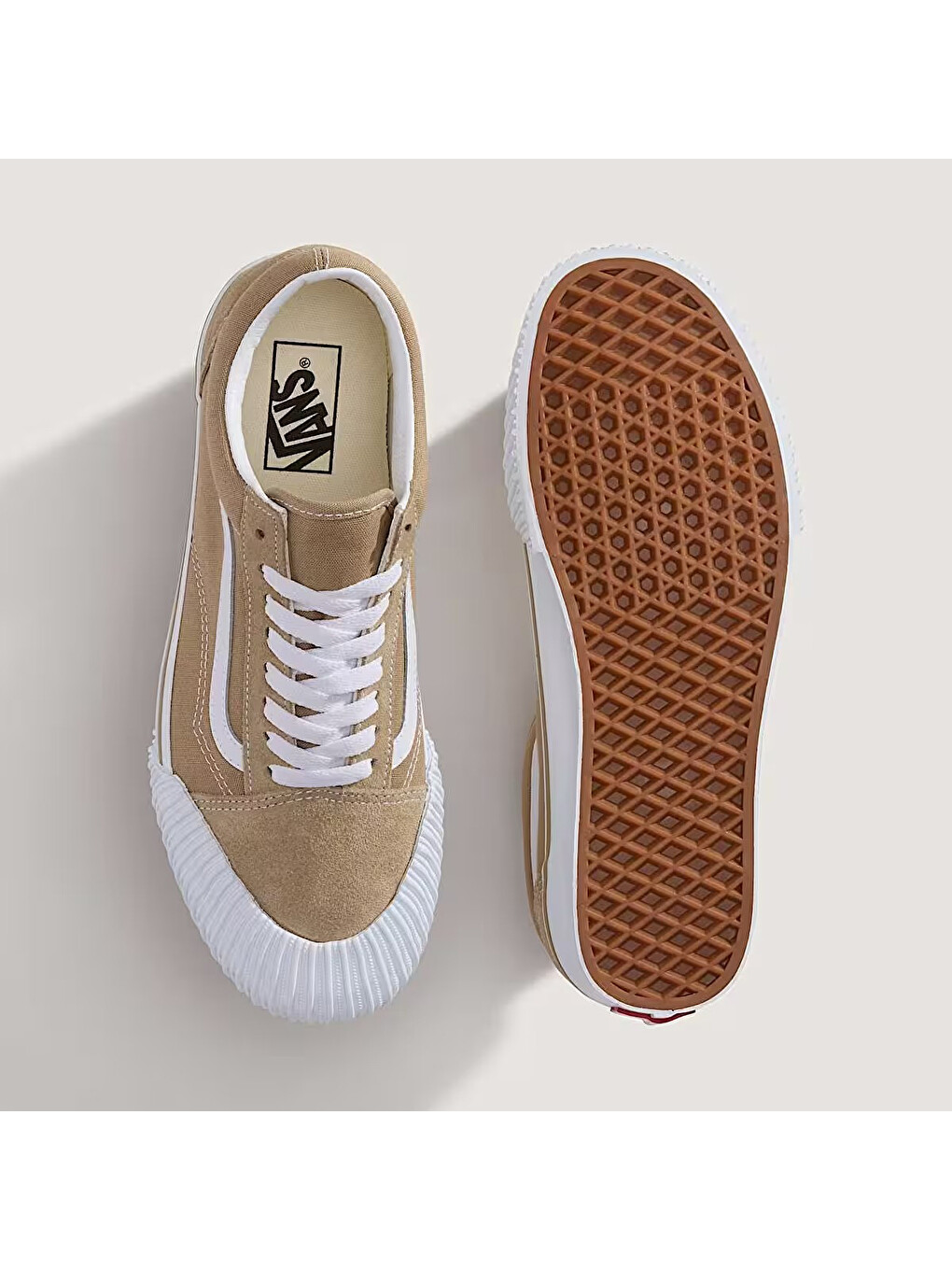 Old Skool Kadın Bej Sneaker-3