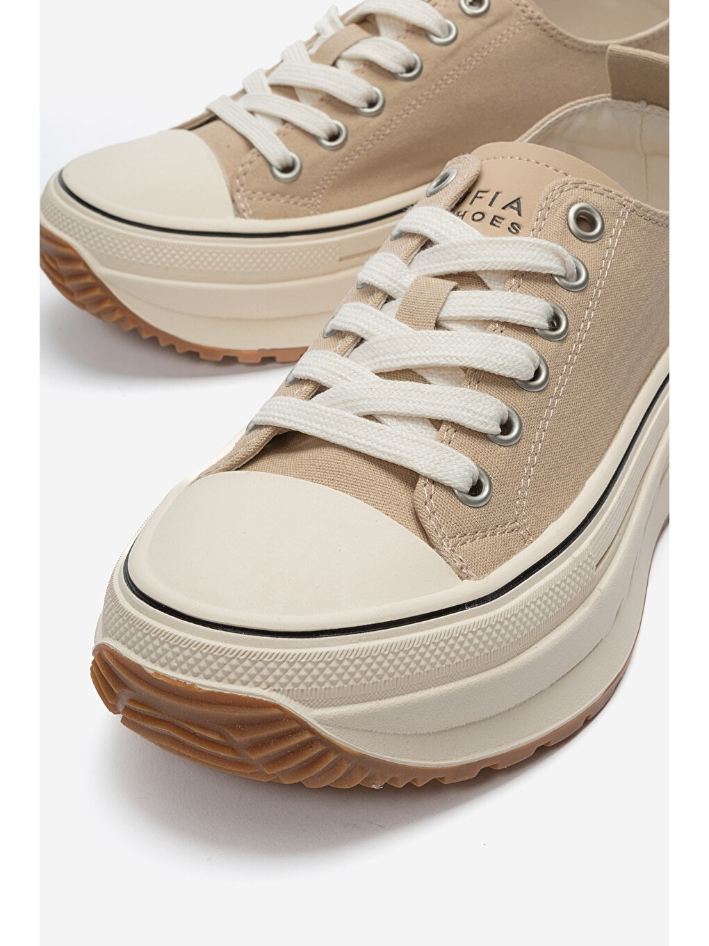 Bej Kadın Beige Shaf Günlük Ayakkabı-1