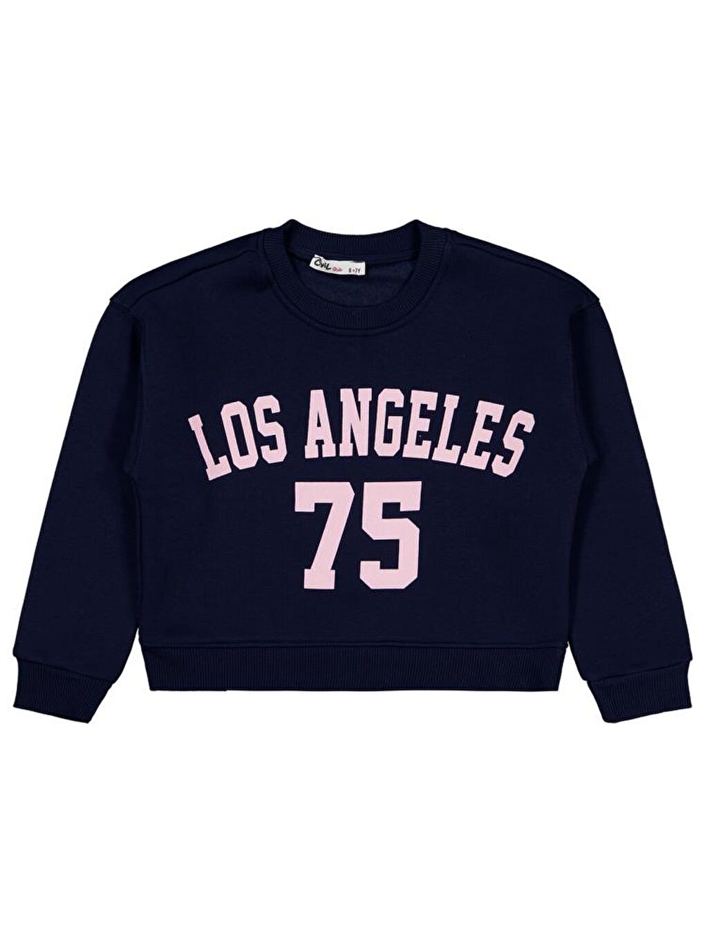 Lacivert Girls Los Angeles Baskılı 6-9 Yaş Sweatshirt