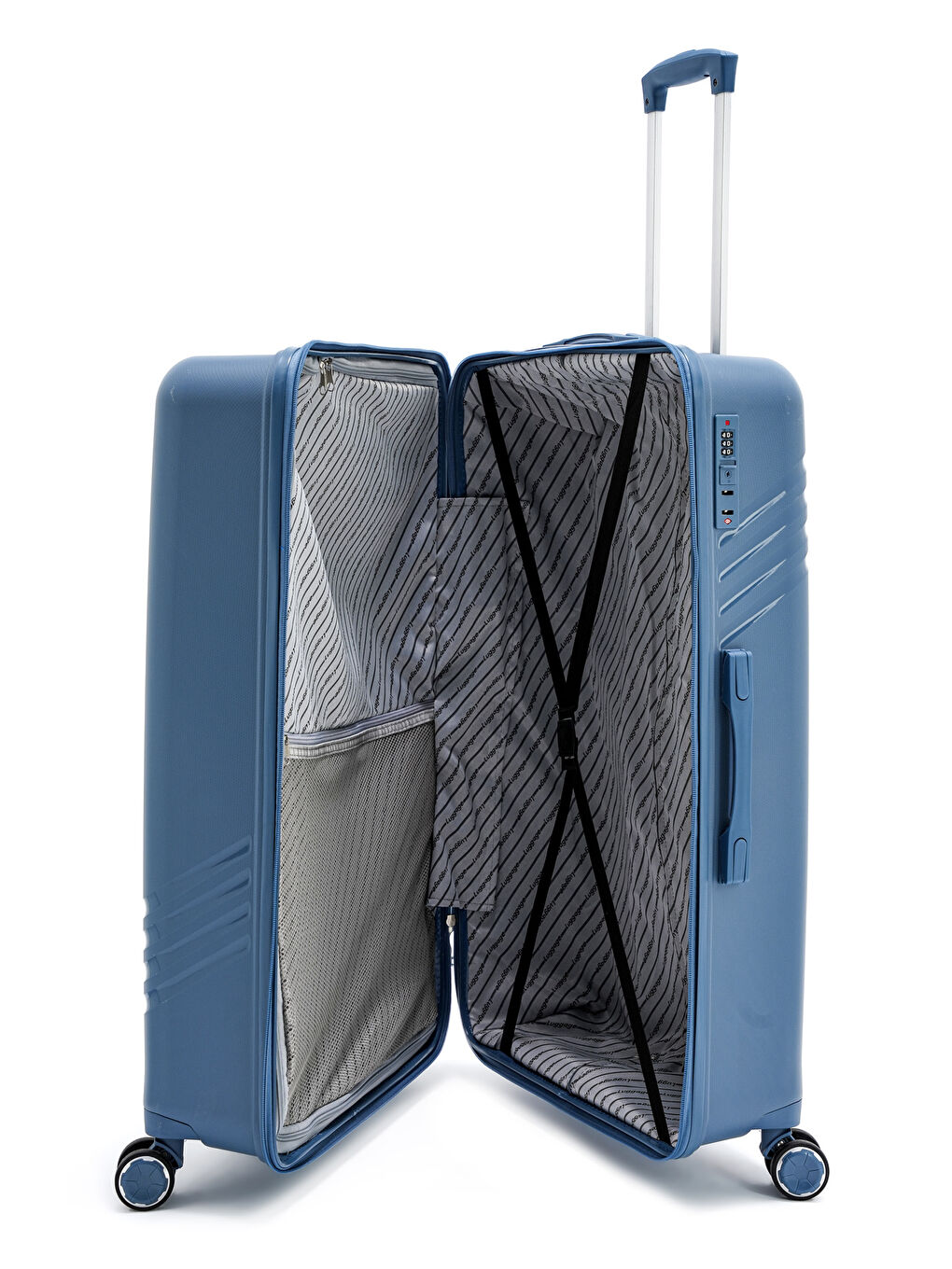 Mavi İthal Pp Urban Line Büyük Boy Valiz-5