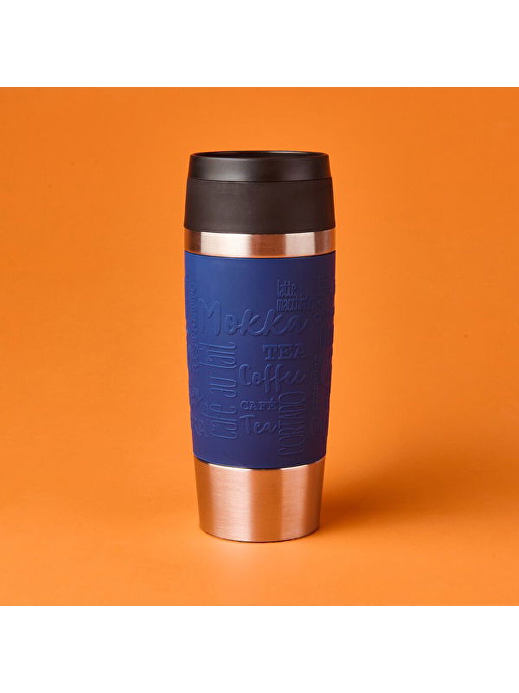 Karışık Travel Mug Termos - Mavi - 360 ml-3