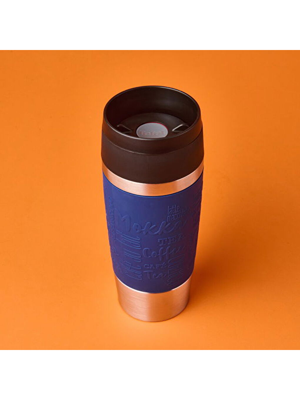 Karışık Travel Mug Termos - Mavi - 360 ml-4