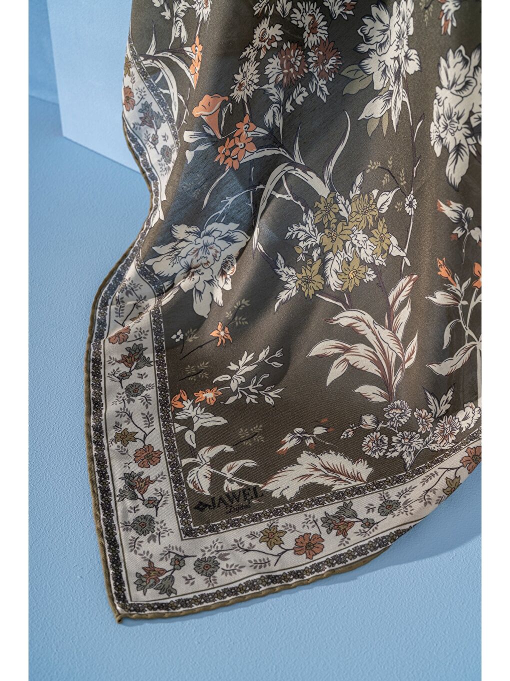 Haki Kadın Spring Soft Limira Eşarp-1