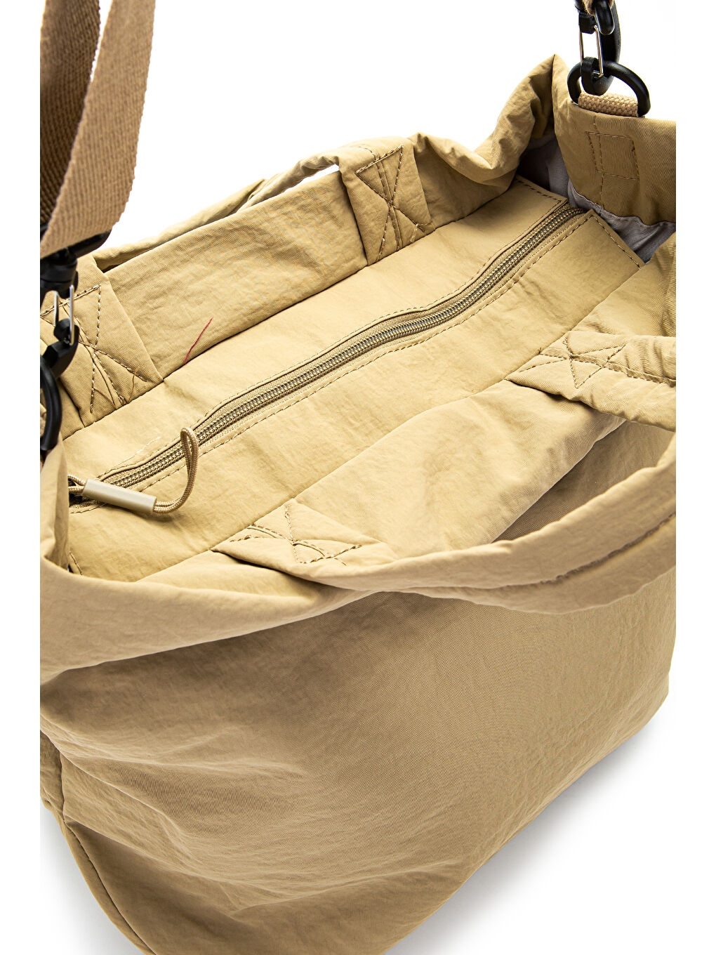 Sarı Klinkır Kumaş Suya Dayanıklı Edvin Unisex Çapraz Çanta Hardal-4