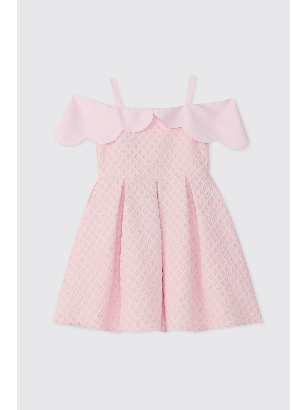 Kız Çocuk Pembe Parti Elbisesi