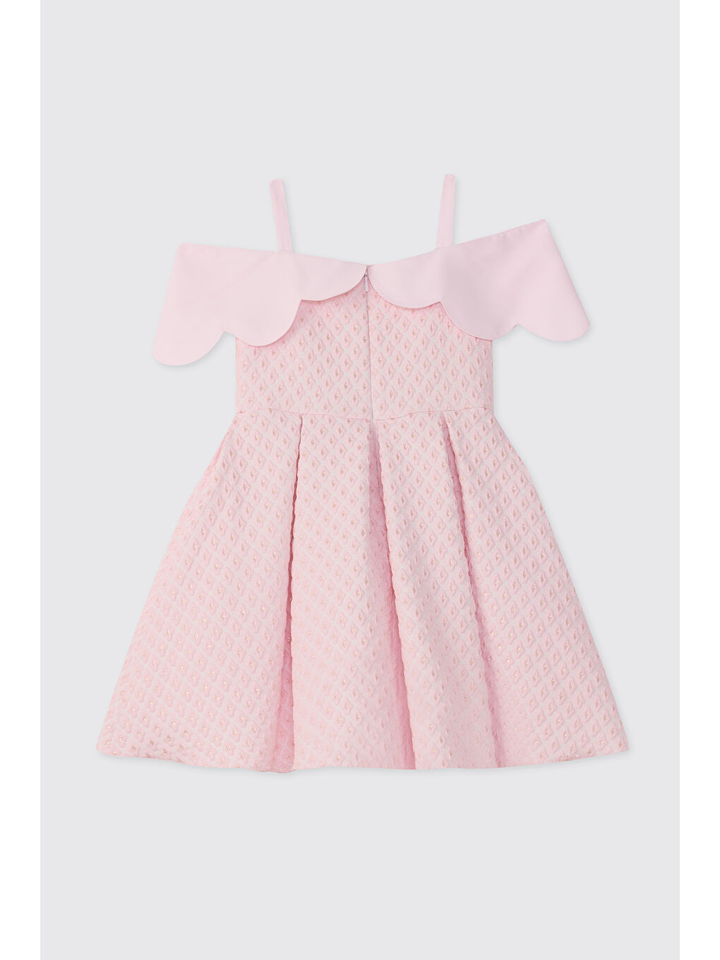 Kız Çocuk Pembe Parti Elbisesi-1