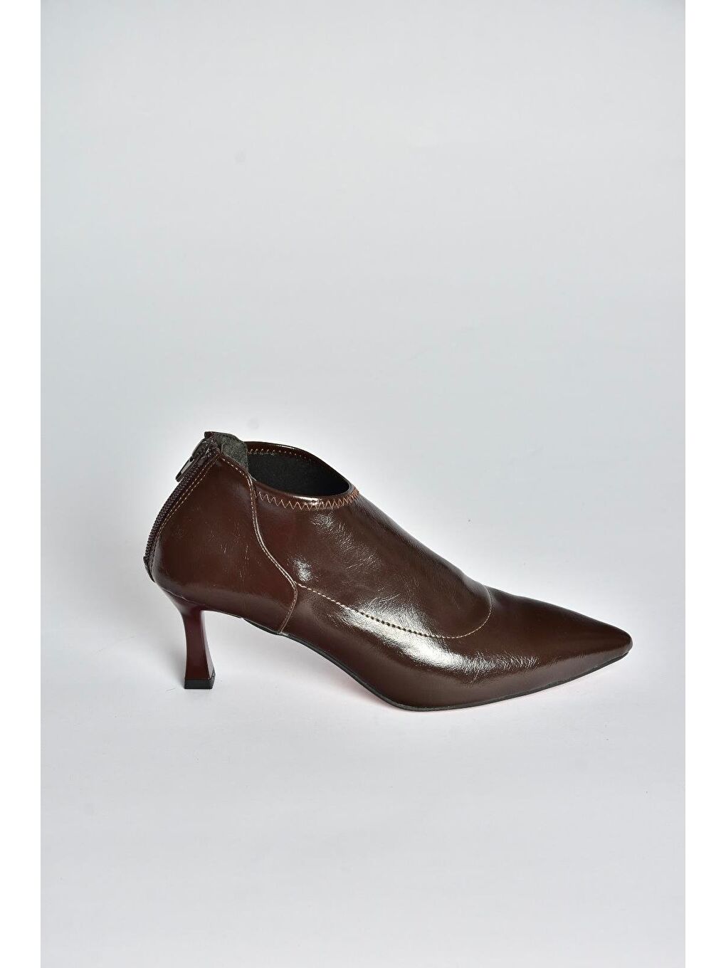 Kahverengi Kadın Topuklu Ayakkabı V676523608-5