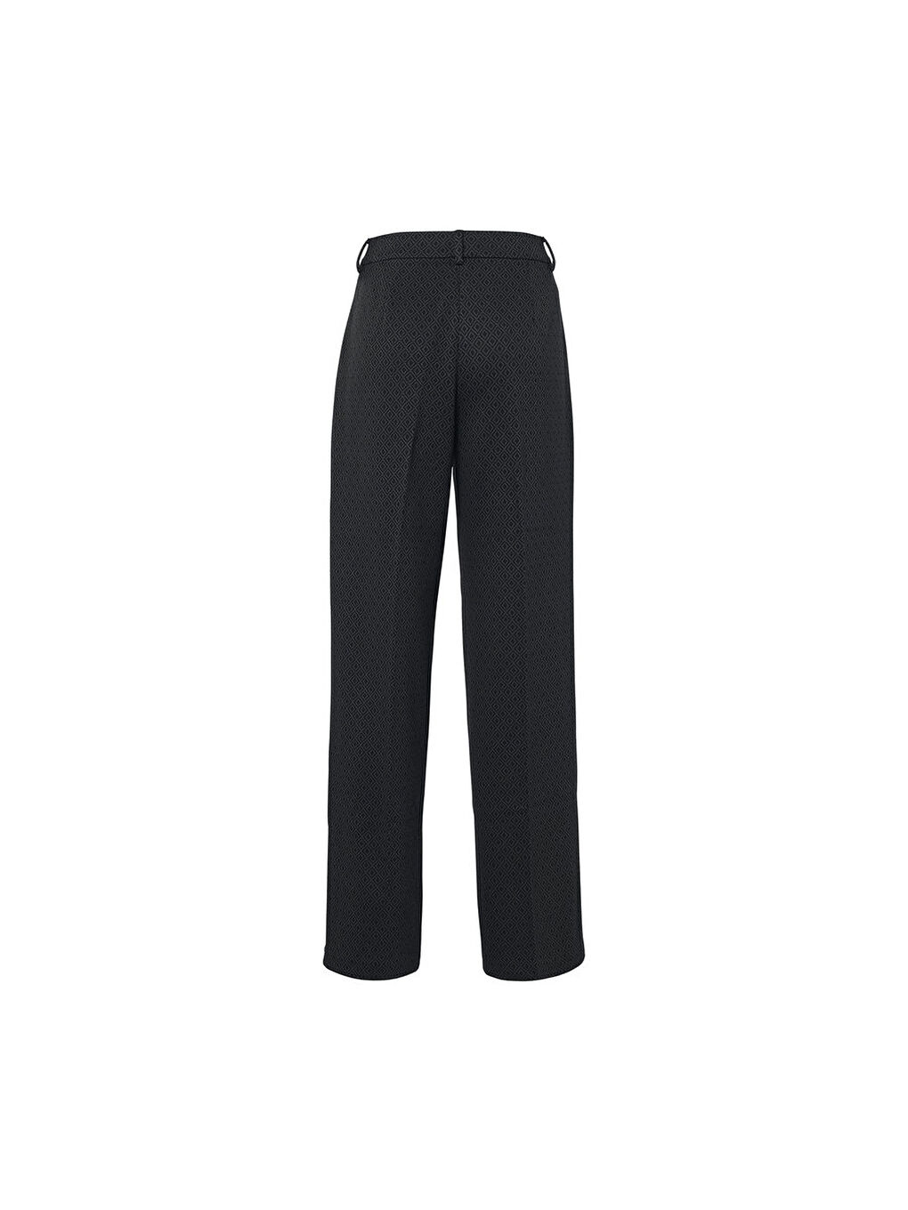 Siyah Kadın Palazzo Pantolon, Jakar-6