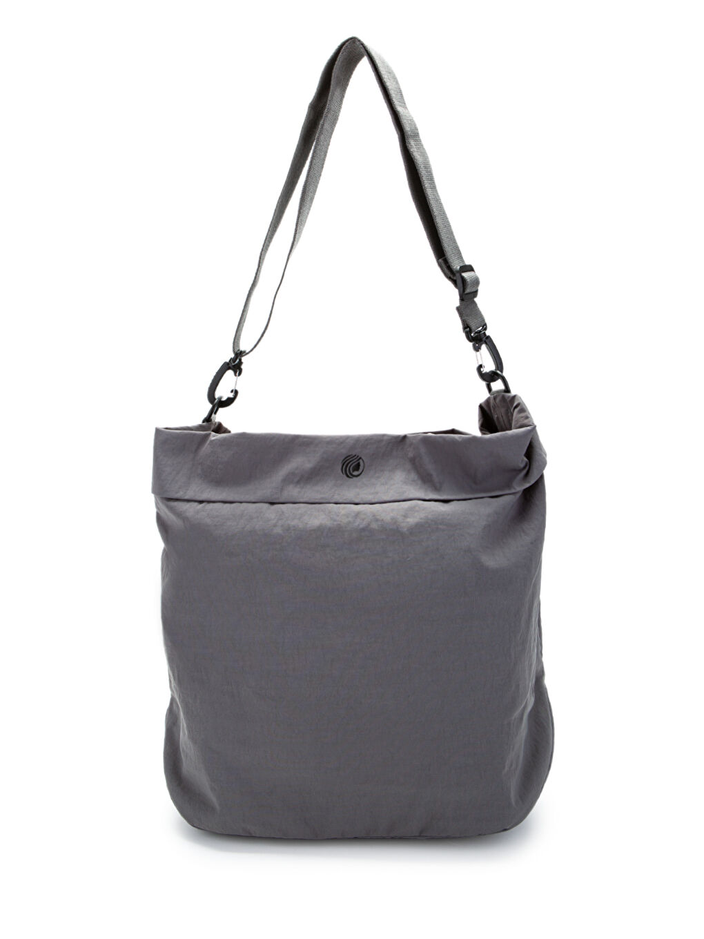 Klinkır Kumaş Suya Dayanıklı Edvin Unisex Çapraz Çanta Gri