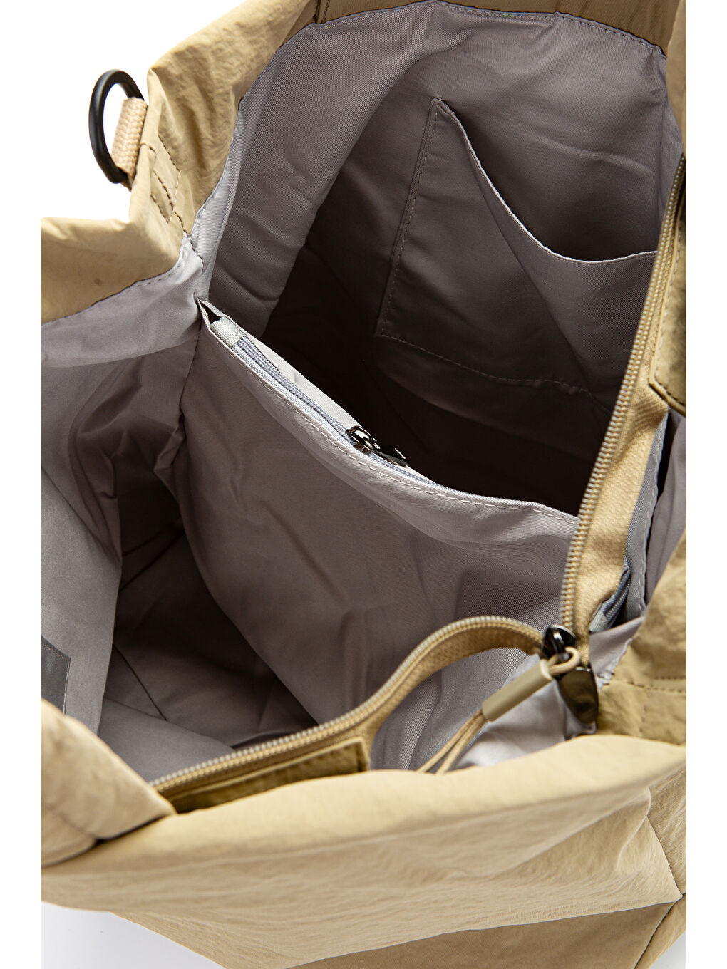 Sarı Klinkır Kumaş Suya Dayanıklı Edvin Unisex Çapraz Çanta Hardal-5