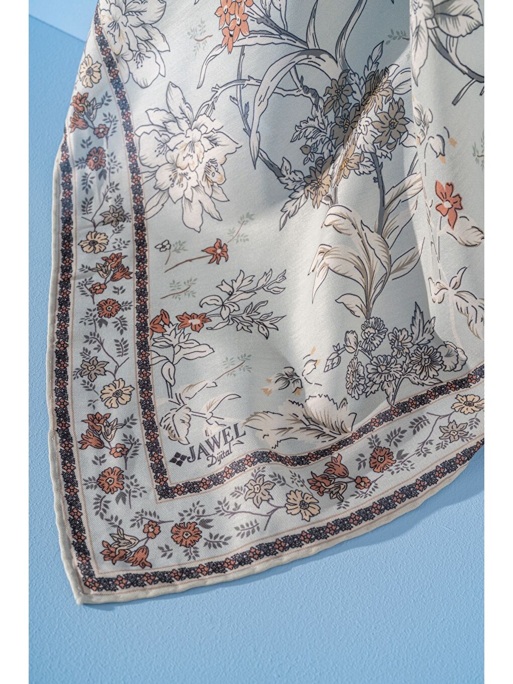 Turkuaz Kadın Spring Soft Limira Eşarp-1