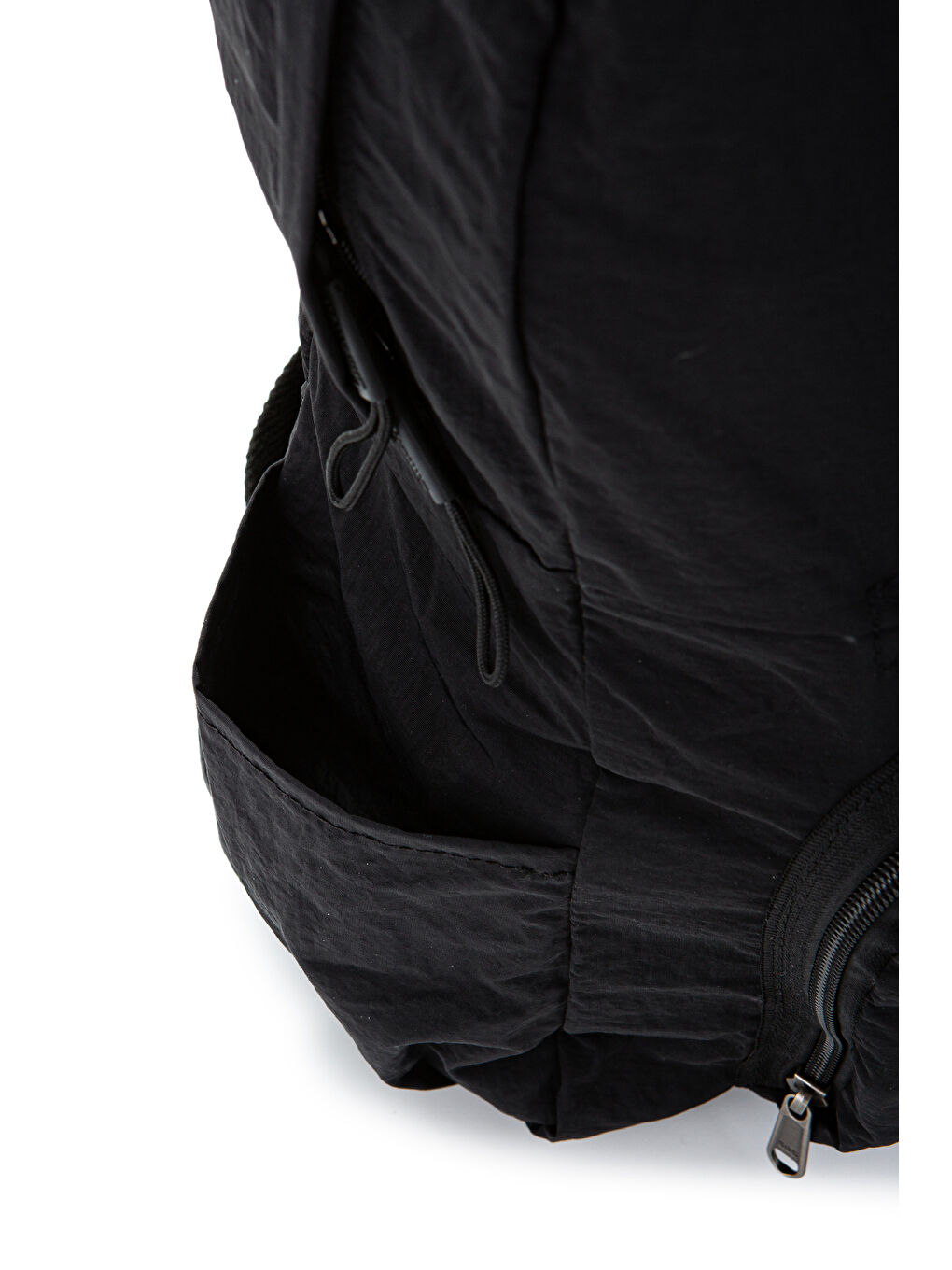 Klinkır Kumaş Suya Dayanıklı Jadon Unisex Sırt Çantası Siyah-3