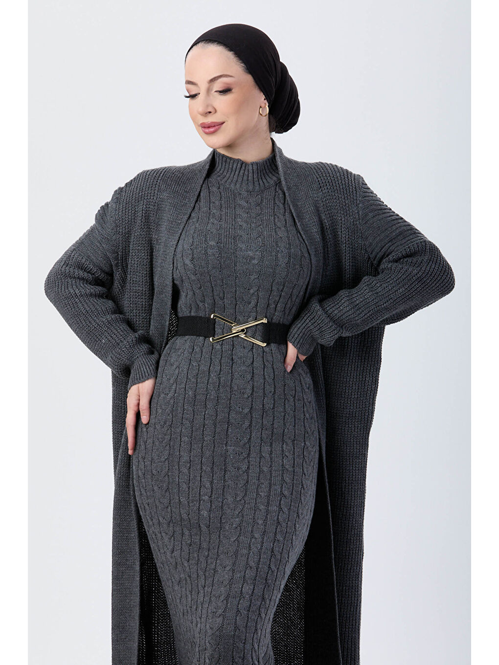 Triko İkili Takım Antrasit - 27660-4