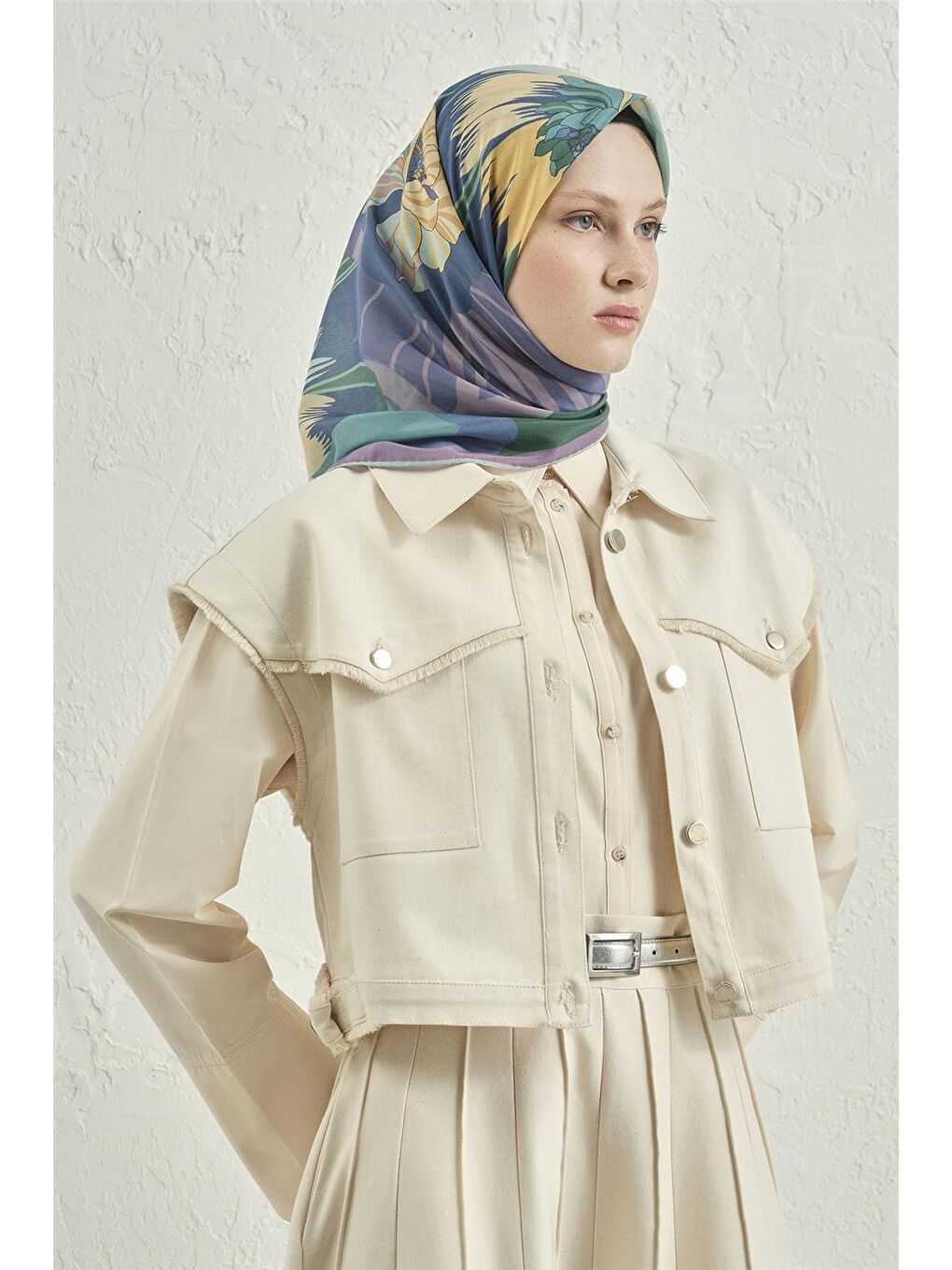 Yeşil Etro Eşarp 32 37-1