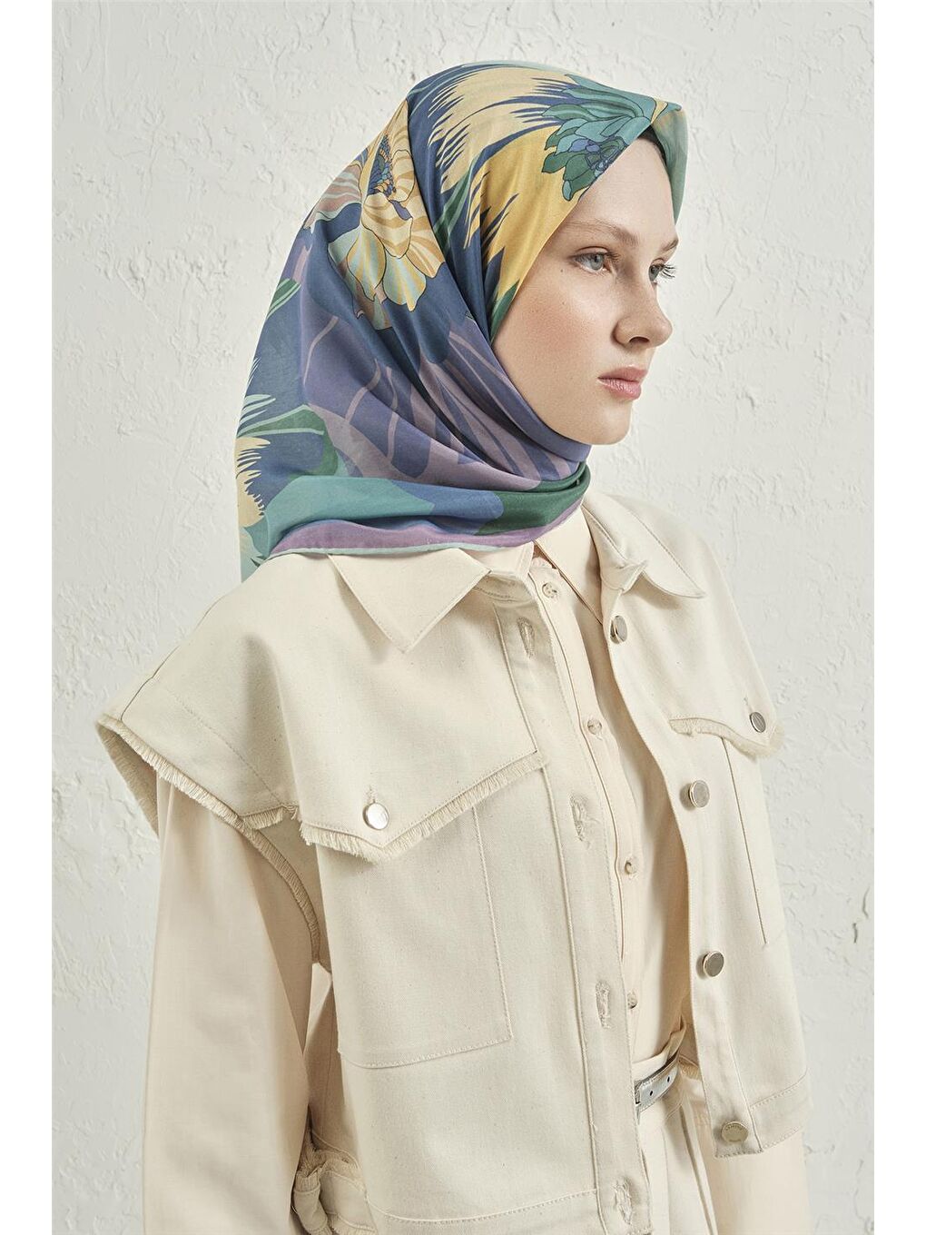 Yeşil Etro Eşarp 32 37-2