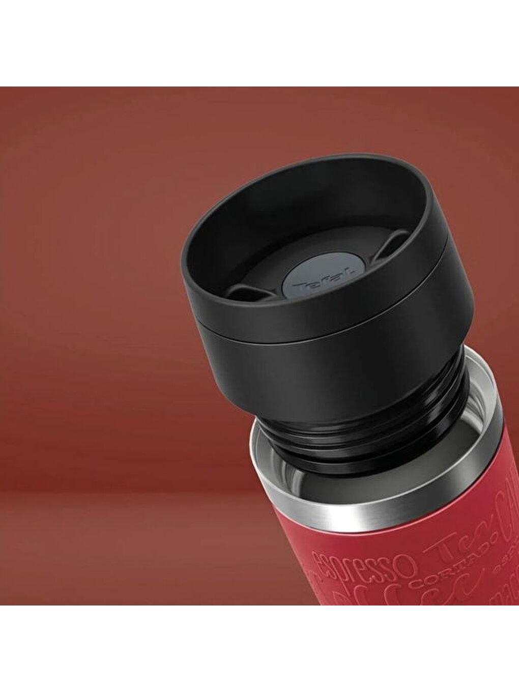Travel Mug Termos - Kırmızı - 360 ml-5