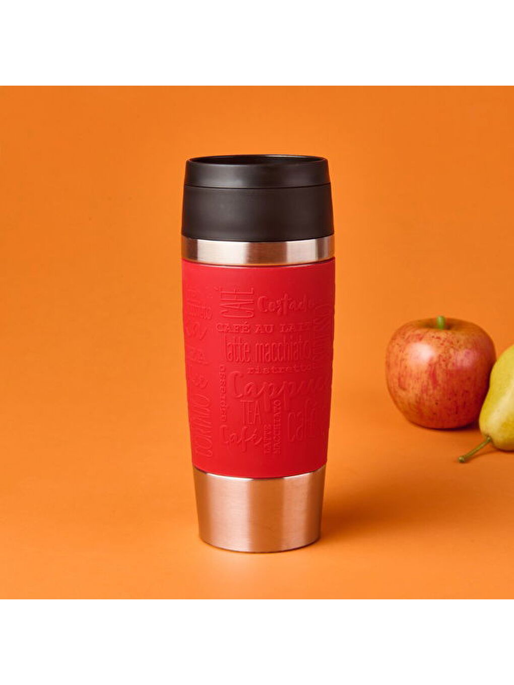 Travel Mug Termos - Kırmızı - 360 ml-8