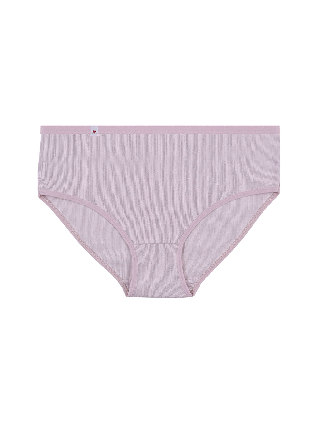 Mor Kadın 5'li Pamuklu Kaşkorse Etiket Detaylı Yüksek Bel Külot-4