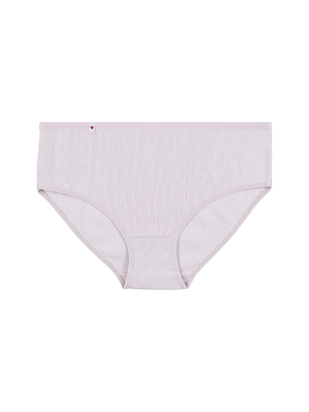 Mor Kadın 5'li Pamuklu Kaşkorse Etiket Detaylı Yüksek Bel Külot-5