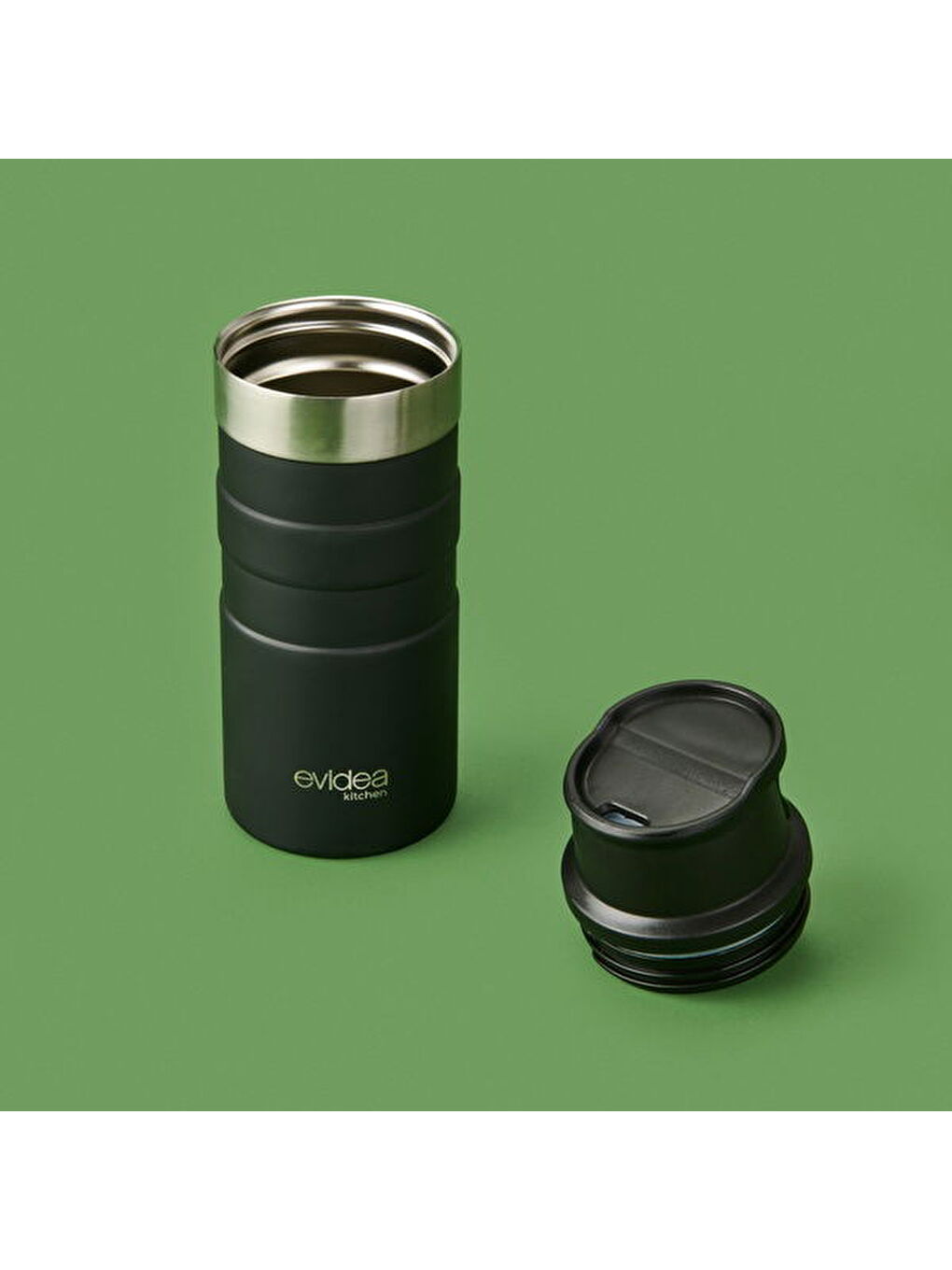 Kitchen Bireysel Termos - Siyah - 350 ml-4