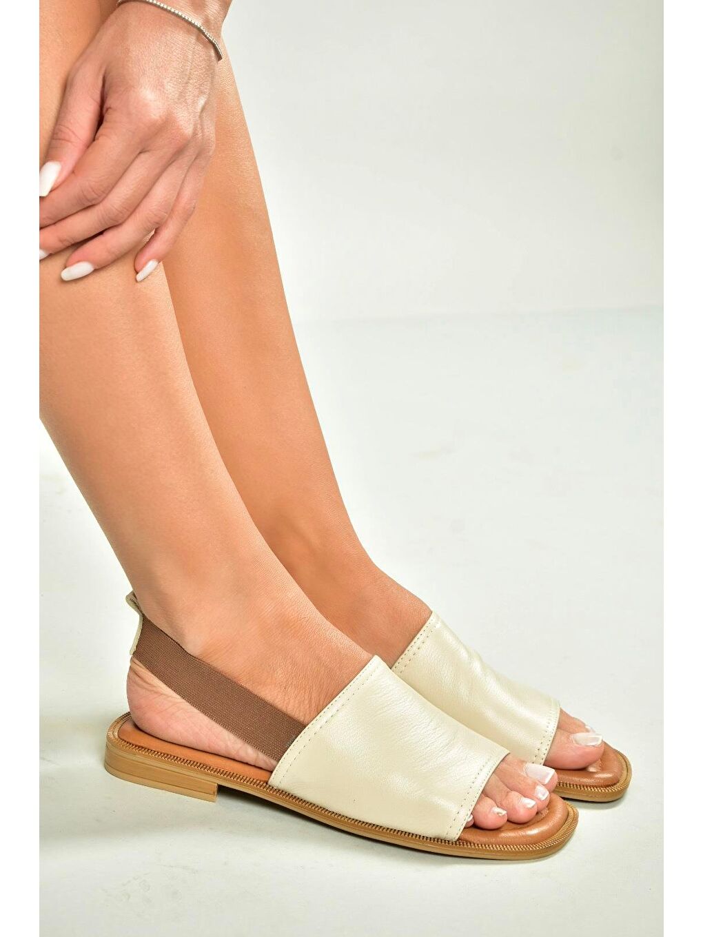 Bej Kadın Sandalet U944704203-2