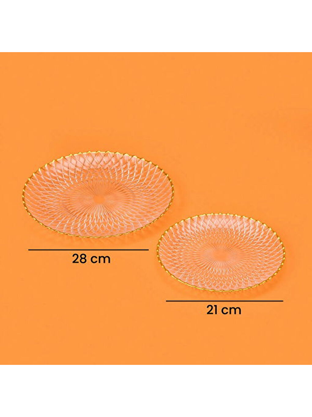 Karışık Kitchen Zelazo 7 Parça Pasta Seti - Şeffaf / Altın-6