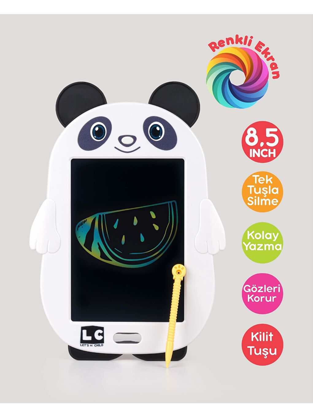 Sevimli Panda Dijital Çizim Tableti 8,5 inç