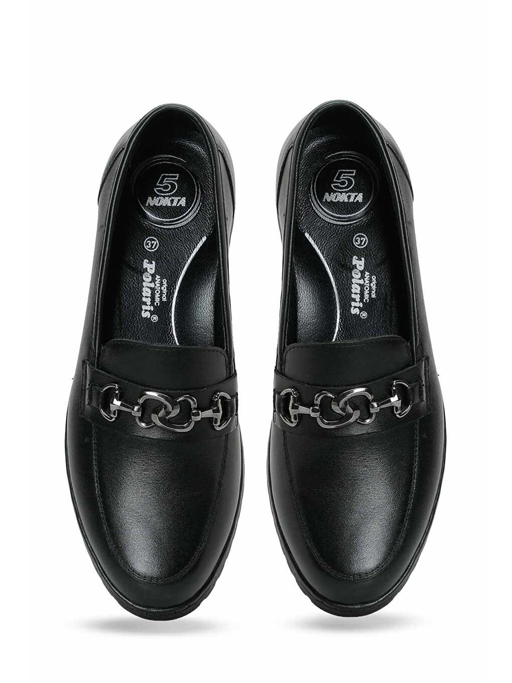 105077.z Siyah Kadın Loafer-2