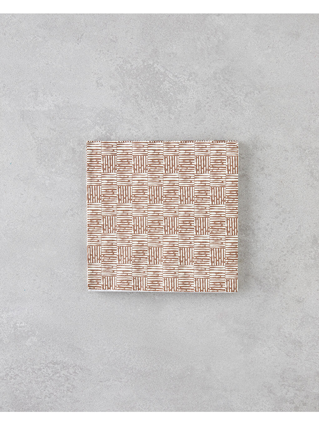 Straw Line Kağıt 20'li Kağıt Peçete 33x33 cm Kahverengi