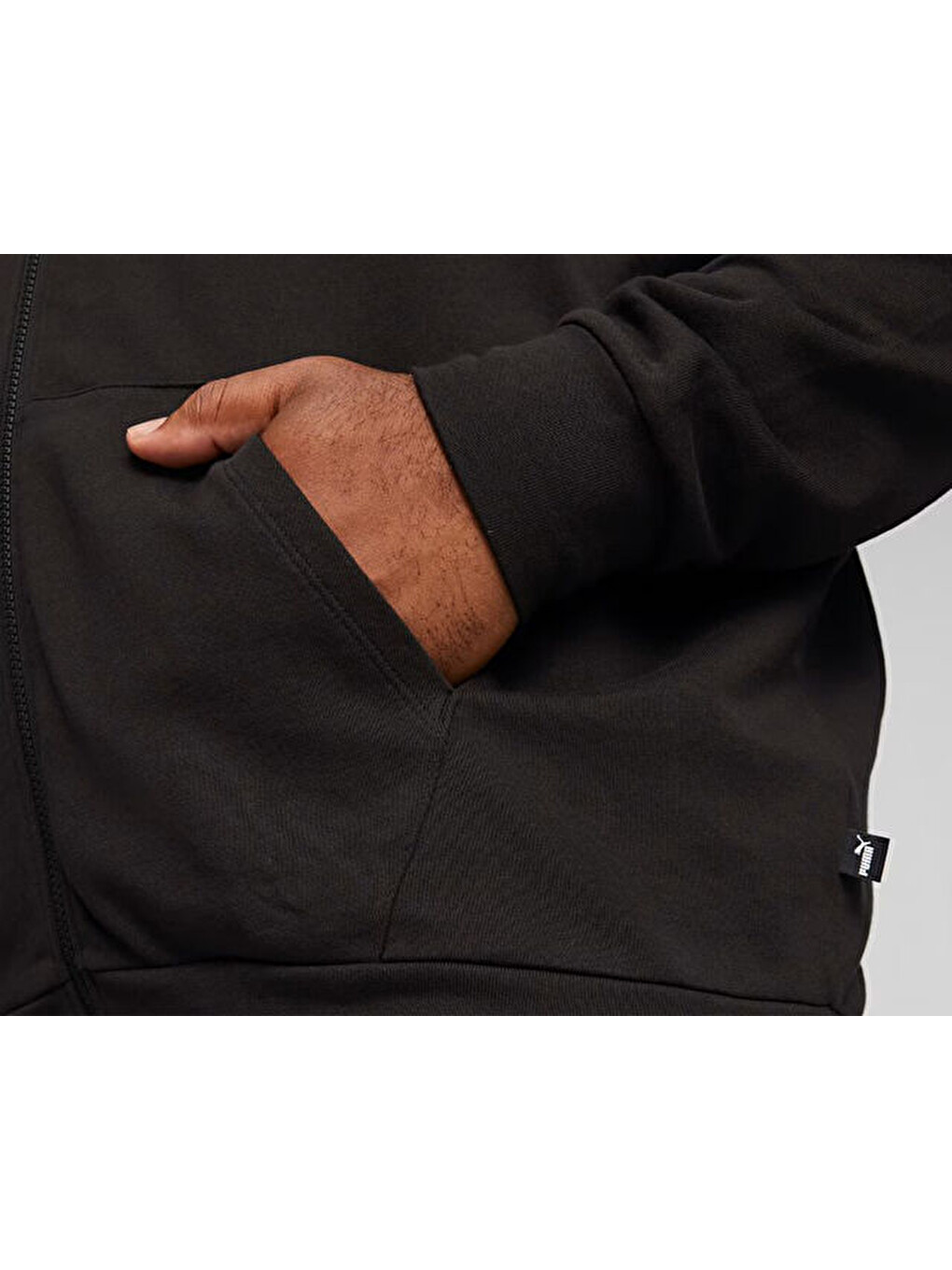 Better Essentials Full-zip Hoodie Erkek Günlük Fermuarlı Sweatshirt 67597901 Siyah-4