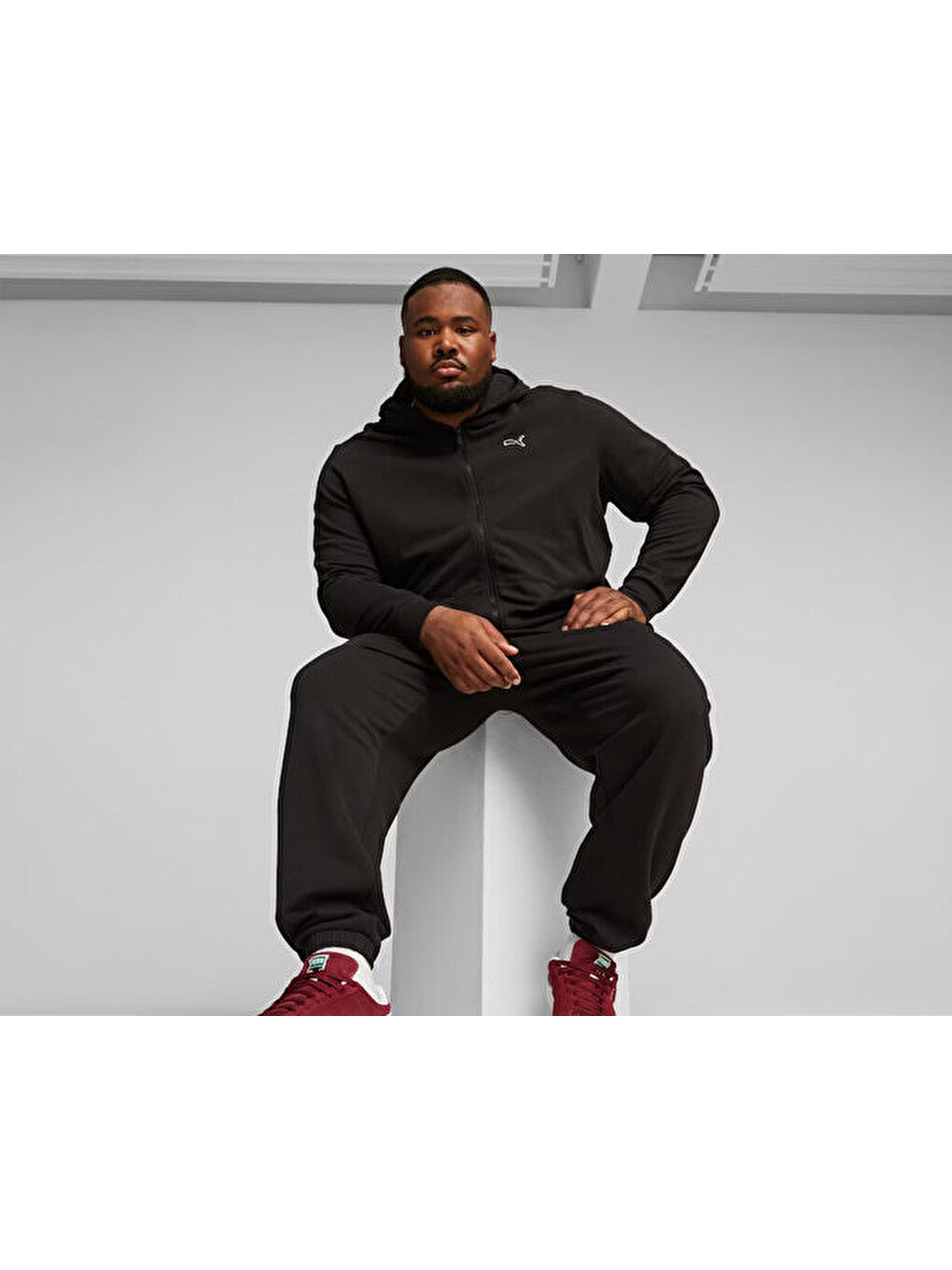 Better Essentials Full-zip Hoodie Erkek Günlük Fermuarlı Sweatshirt 67597901 Siyah-5