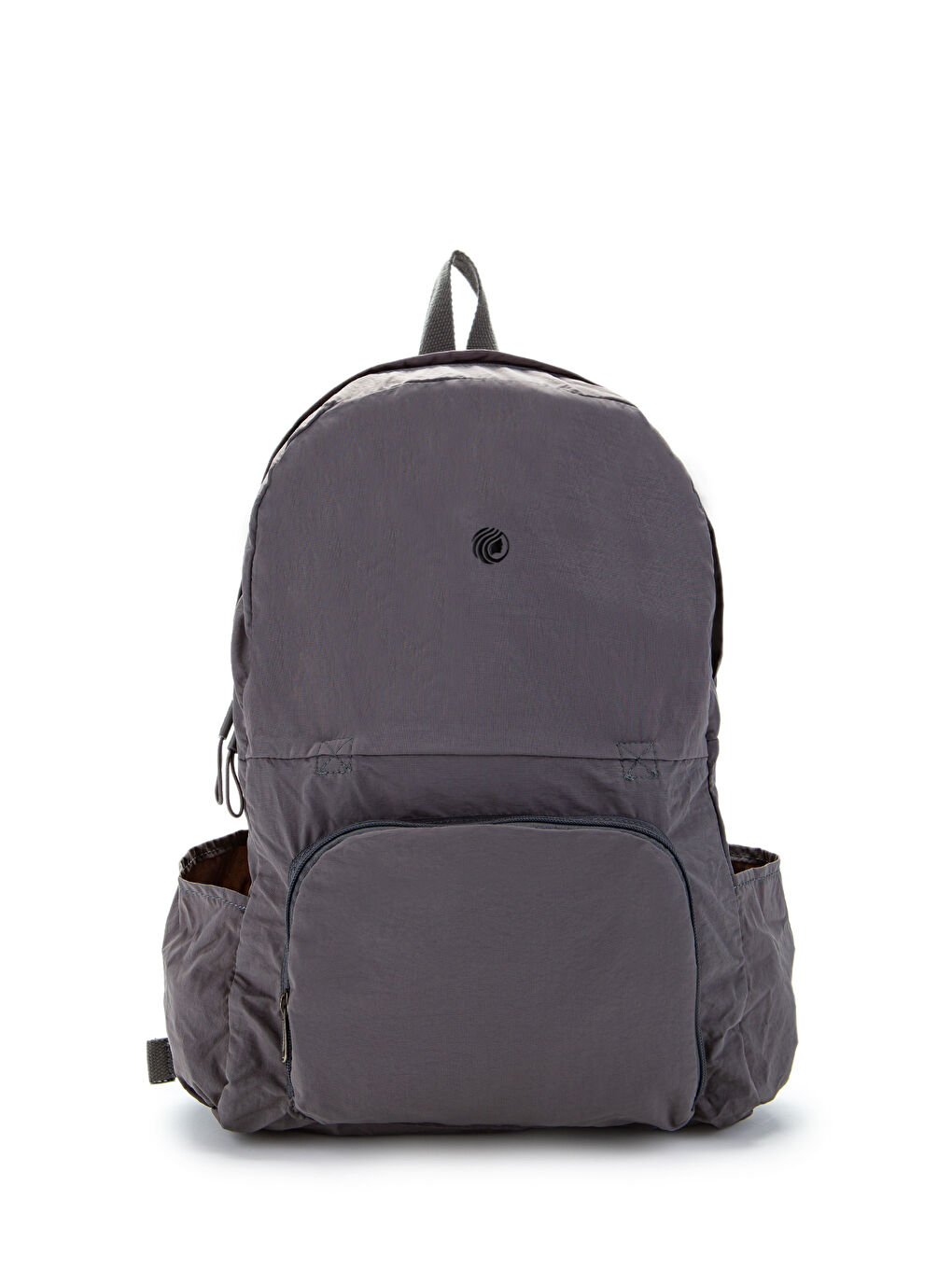 Klinkır Kumaş Suya Dayanıklı Jadon Unisex Sırt Çantası Gri