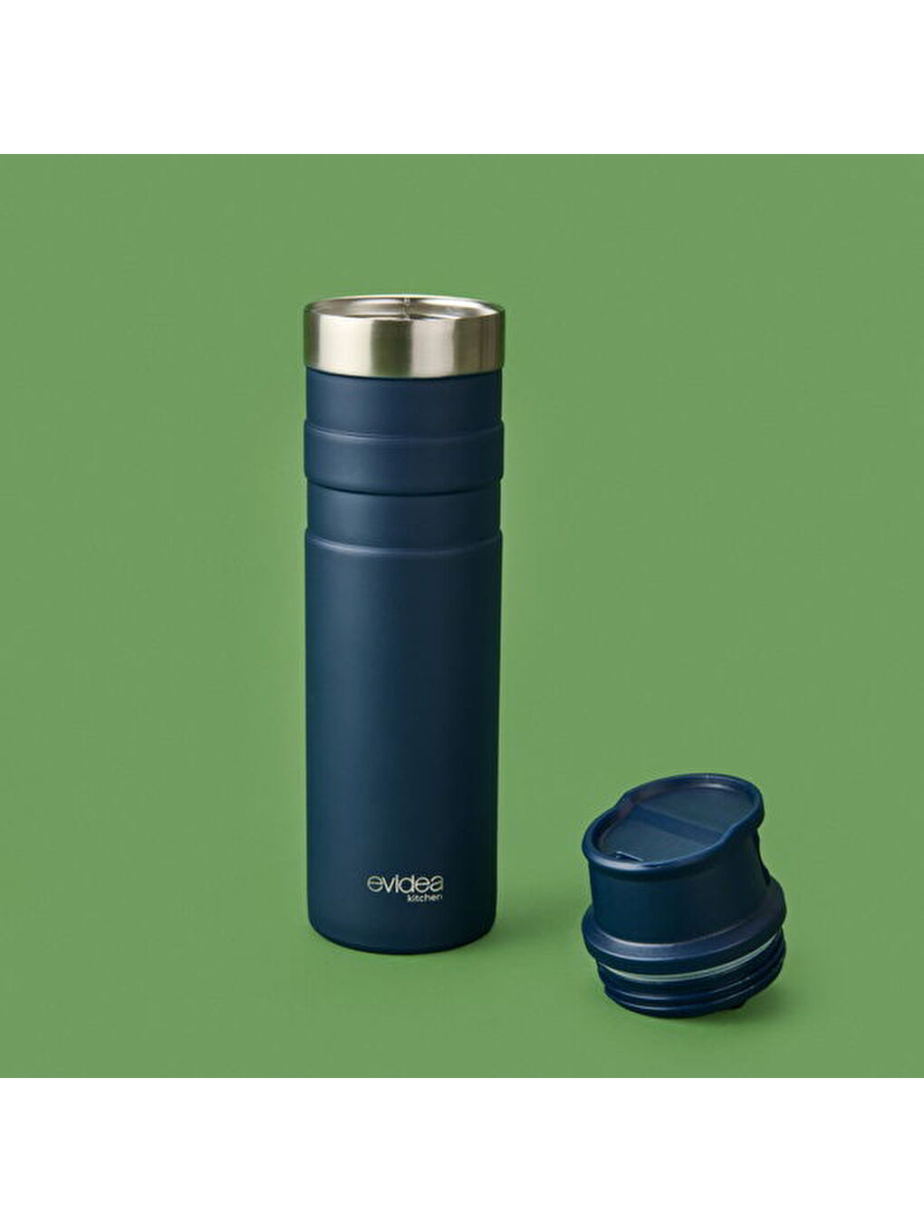 Kitchen Bireysel Termos - Lacivert - 600 ml-4