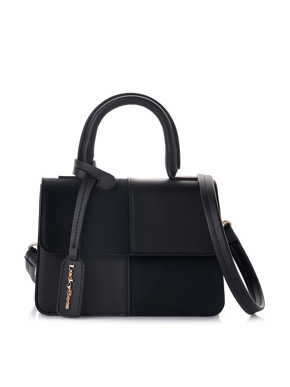 Siyah Kali Kadın El ve Omuz Çantası-1