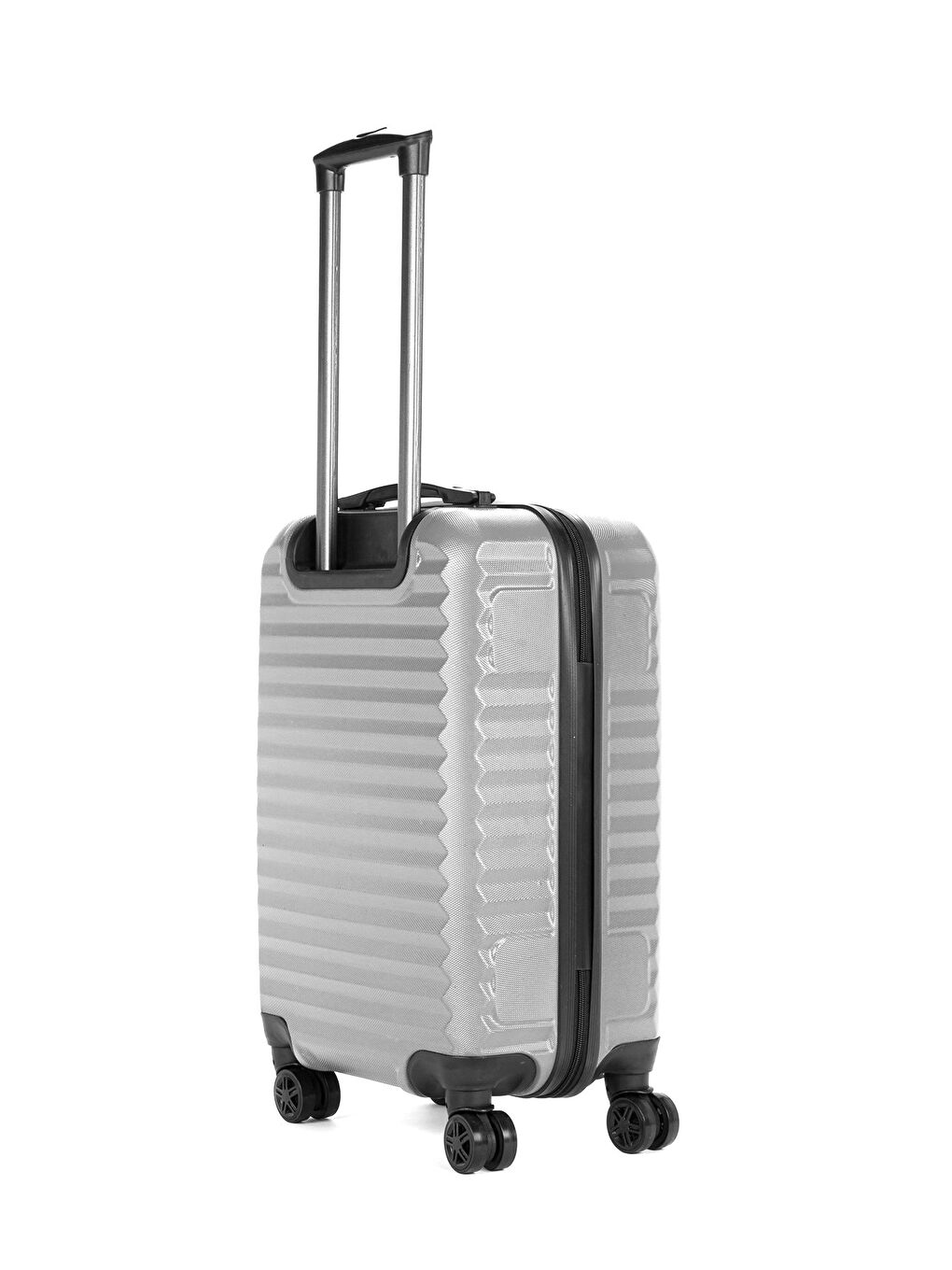 Gri ABS Unisex 55cm Kabin Boy Valiz FSL111-2