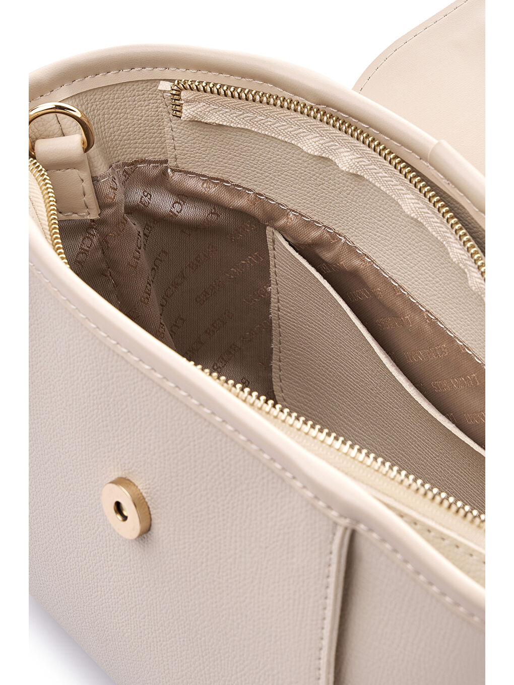 Ekru Aurelia Kadın El ve Omuz Çantası-4