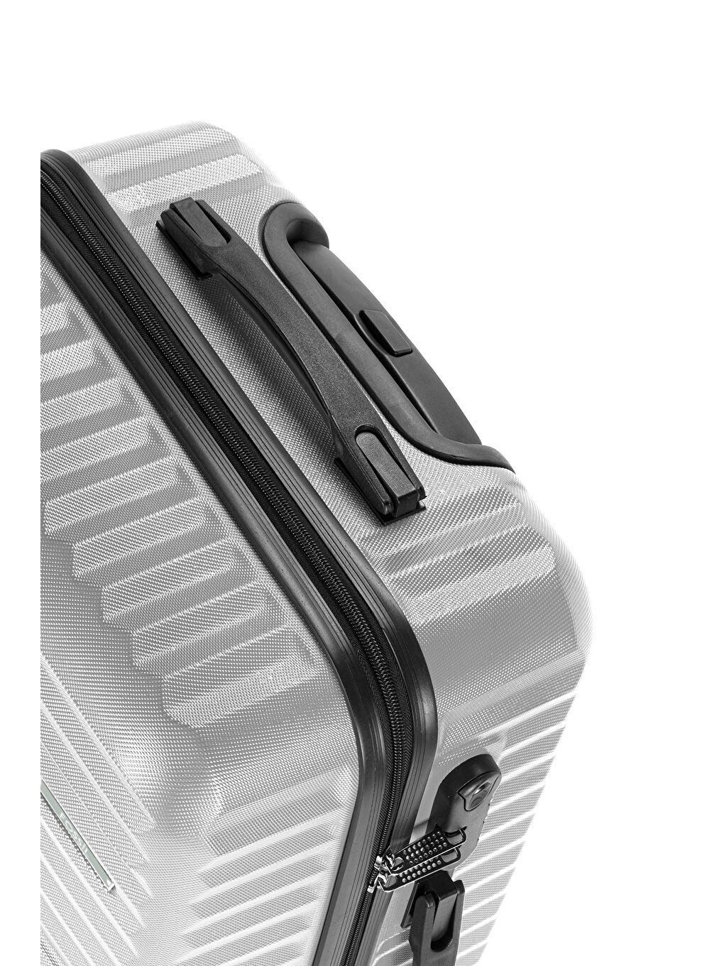 Gri ABS Unisex 55cm Kabin Boy Valiz FSL111-4