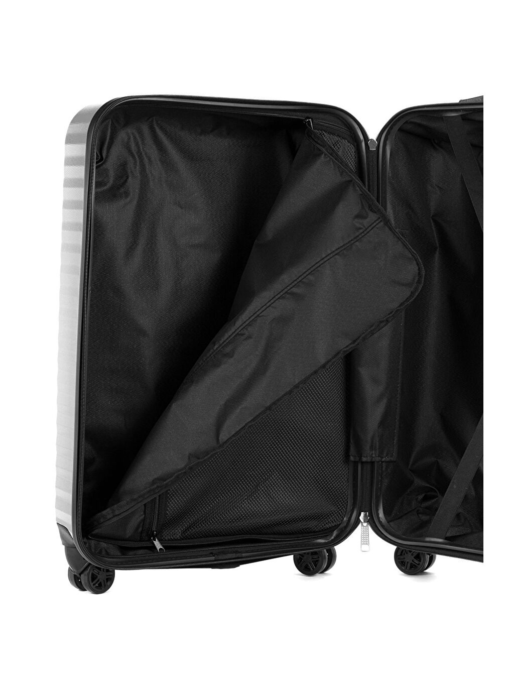 Gri ABS Unisex 55cm Kabin Boy Valiz FSL111-5