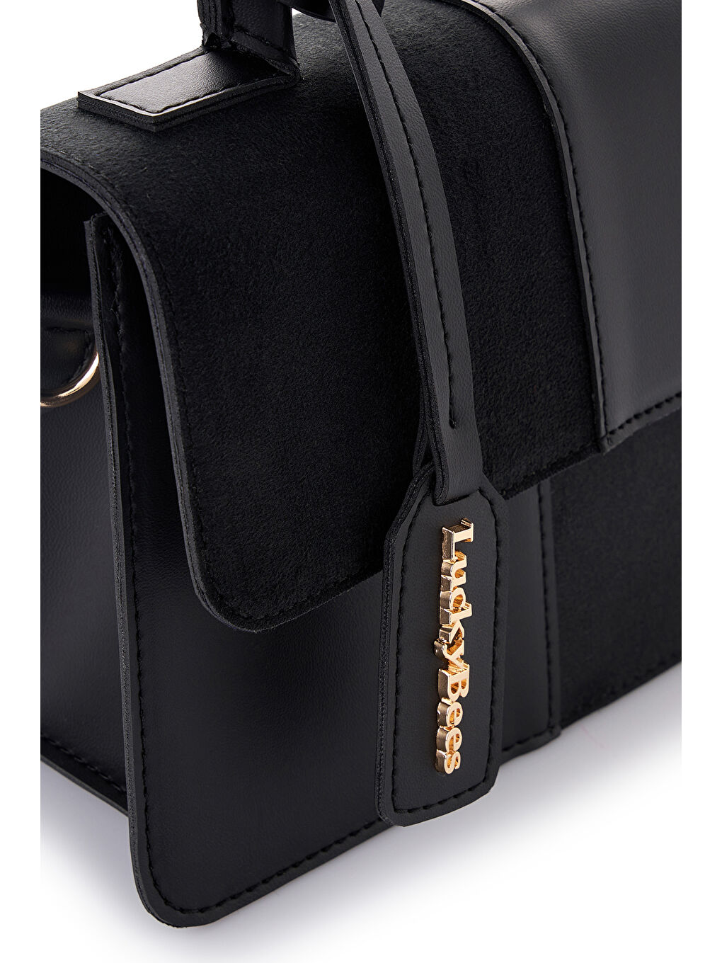 Siyah Kali Kadın El ve Omuz Çantası-4