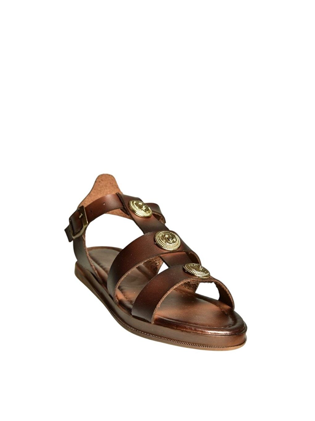 Kahverengi Kadın Sandalet U390971303-4