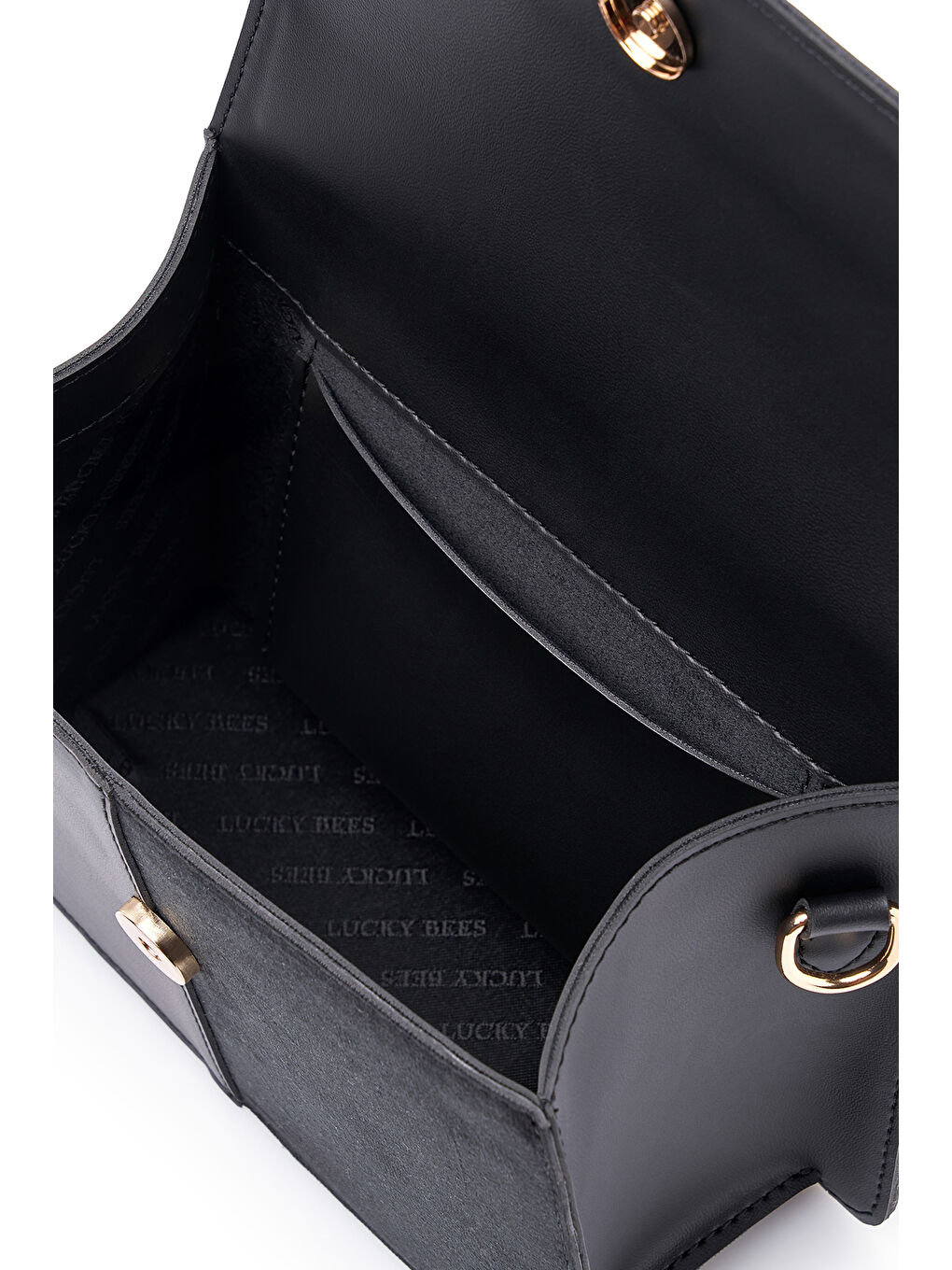 Siyah Kali Kadın El ve Omuz Çantası-5