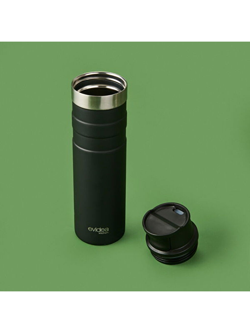 Kitchen Bireysel Termos - Siyah - 600 ml-4