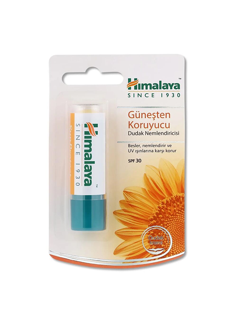 Güneş Koruyucu Spf 30 Dudak Kremi, Nemlendirici, Besleyici, %100 Doğal Renk, Silikon Içermez, 4,5 gr