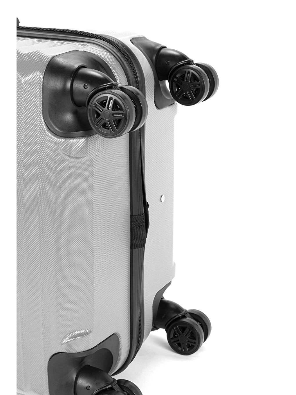 Gri ABS Unisex Kabin, Orta, Büyük Boy 3'lü Valiz Seti FSL111-3