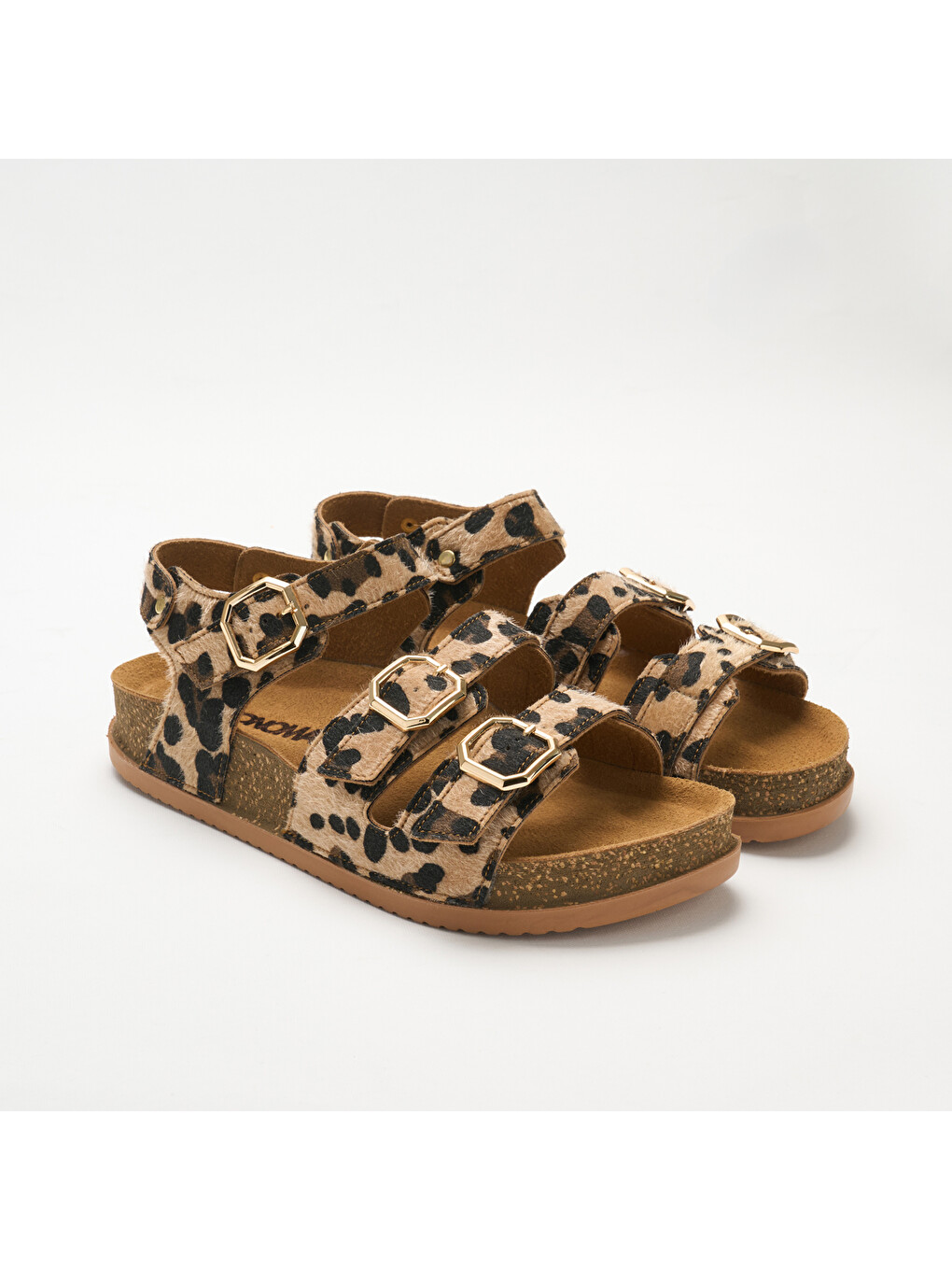 Karışık Grn12-leo Granada Kadın Sandalet Leopar-1