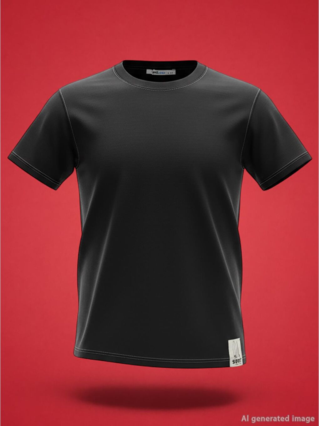 Boys Basic Surf Etiketli 2-5 Yaş Tişört - Siyah