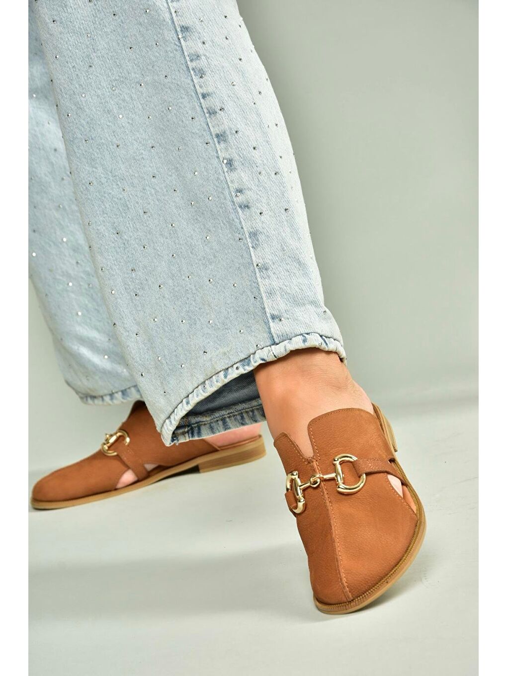 Kahverengi Taba Kadın Terlik U944150403-1