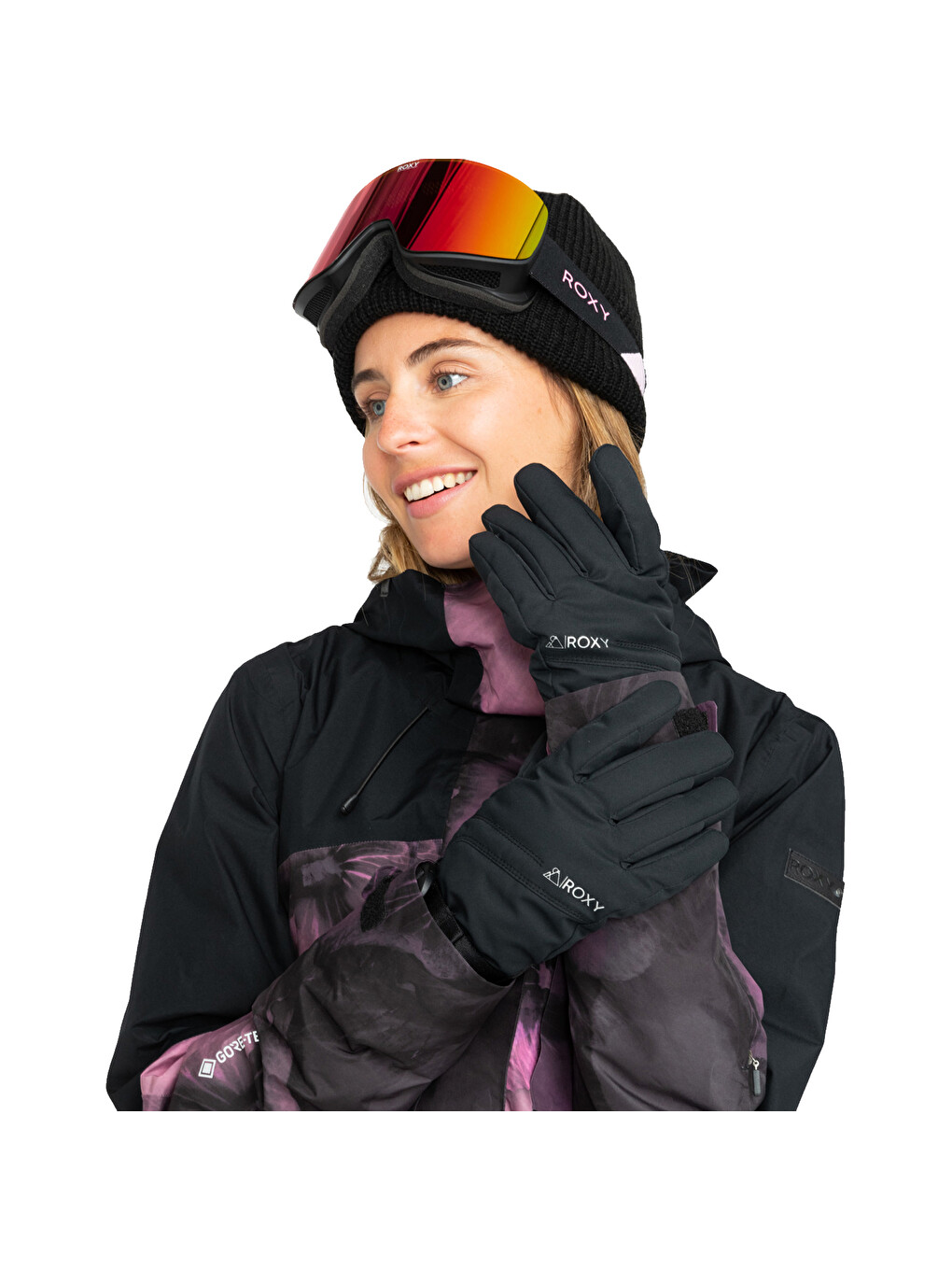 Siyah Gore Tex Fizz Gloves Kadın Eldiven-4